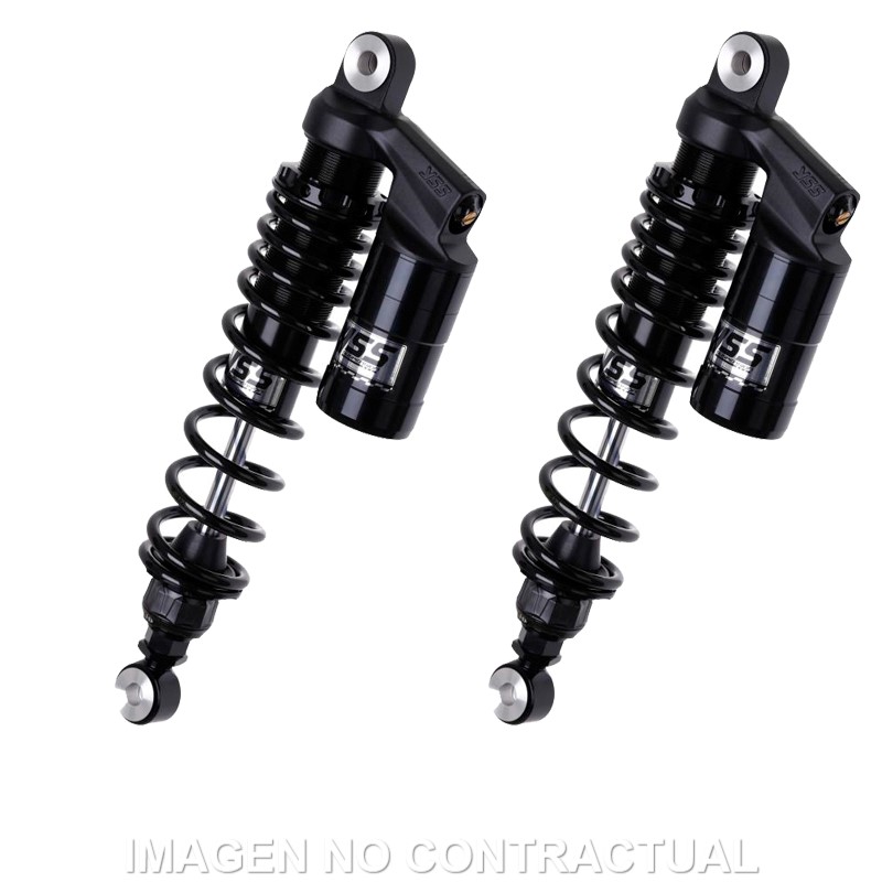 Juego Amortiguadores YSS Gas c/Botella Black Edition Harley Davidson Street
