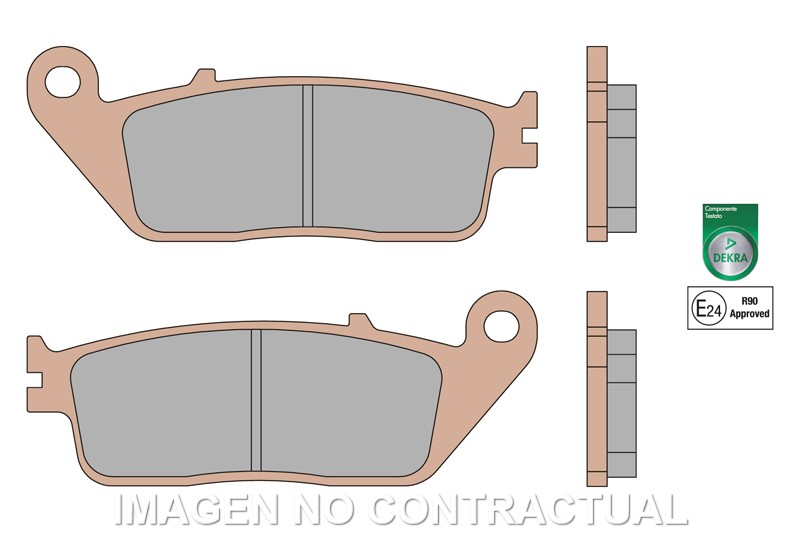 Pastilla Freno Malossi MHR Trasera Honda SW 400