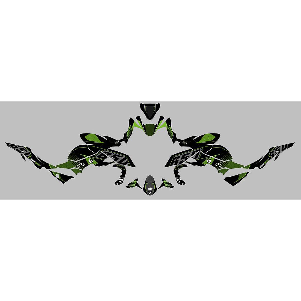Kit Deco UP Maximize Negro-Verde Kawasaki Z650