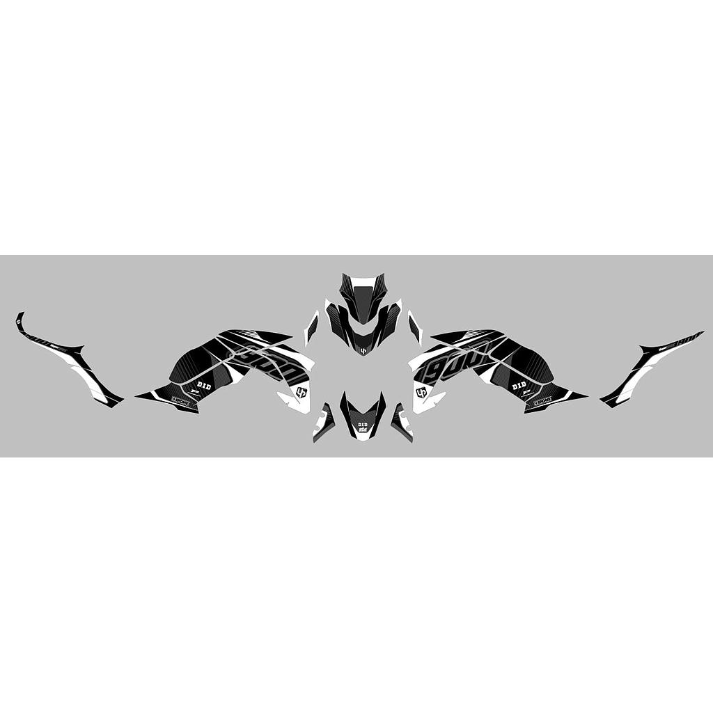 Kit Deco UP Maximize Negro-Blanco Kawasaki Z900