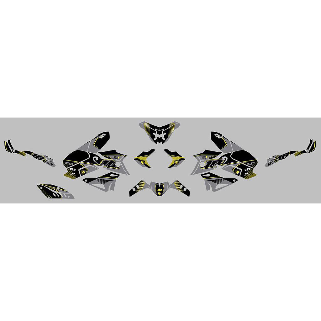 Kit Deco UP Maximize Gris-Amarillo Yamaha MT10