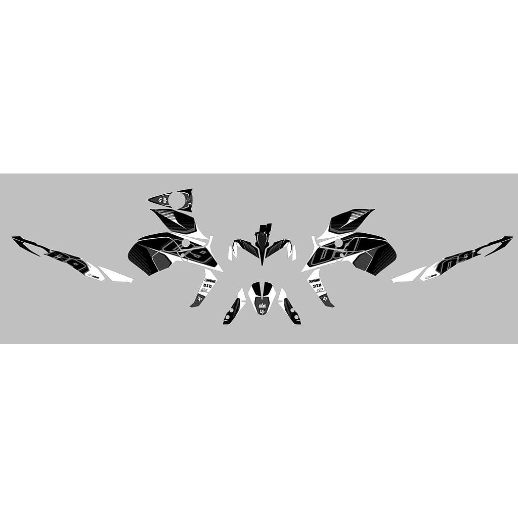 Kit Deco UP Maximize Negro-Blanco Yamaha MT09