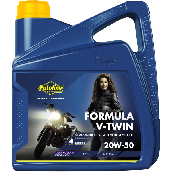 4 L garrafa Putoline Formula V-Twin 20W-50