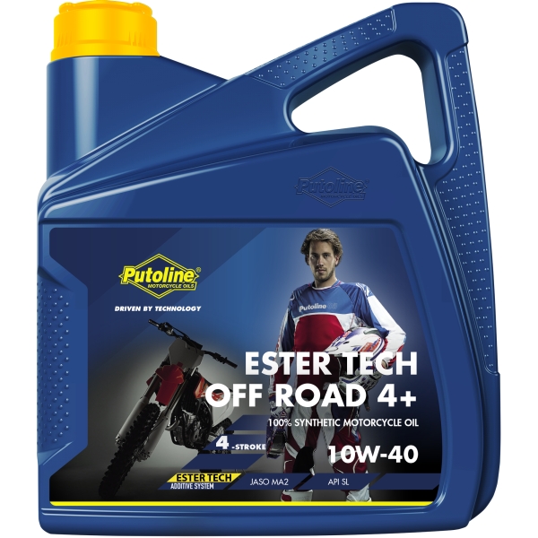 4 L garrafa Putoline Ester Tech Off Road 4+ 10W-40