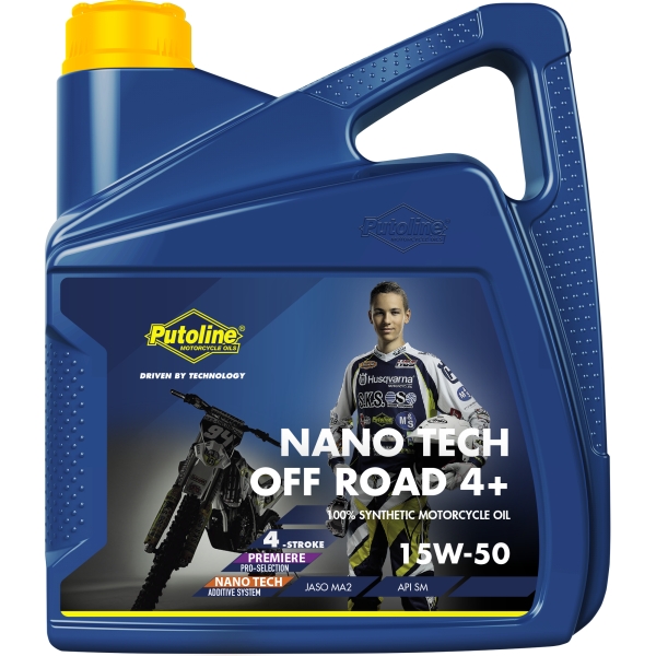 4 L garrafa Putoline Off Road Nano Tech 4+ 15W-50