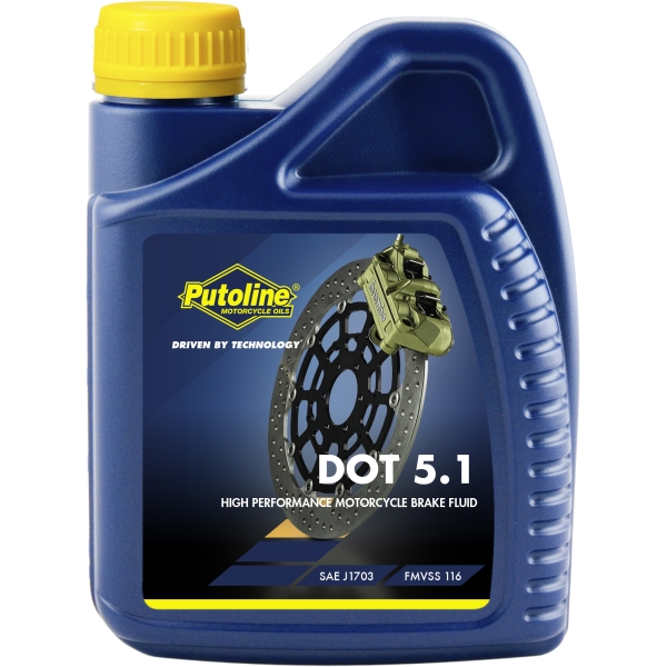 500 ml botella Putoline Brakefluid DOT 5.1