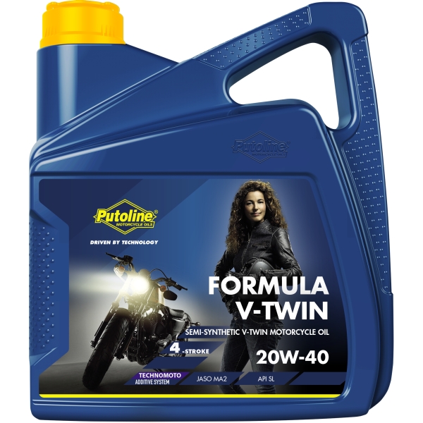 4 L garrafa Putoline Formula V-Twin 20W-40