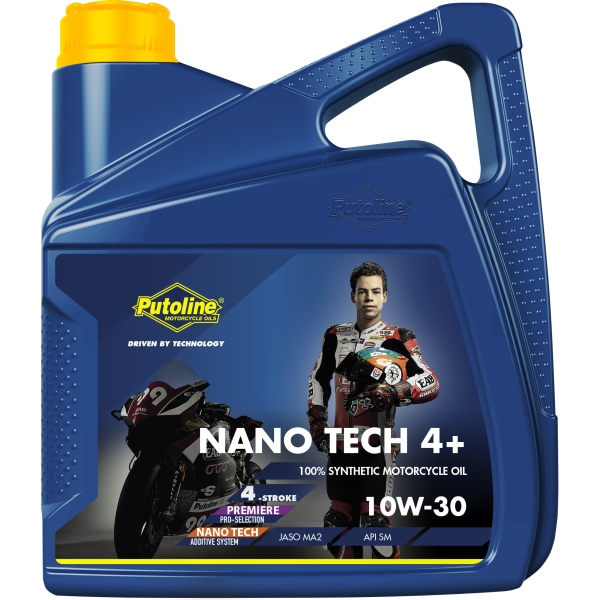 4 L garrafa Putoline Nano Tech 4+ 10W-30
