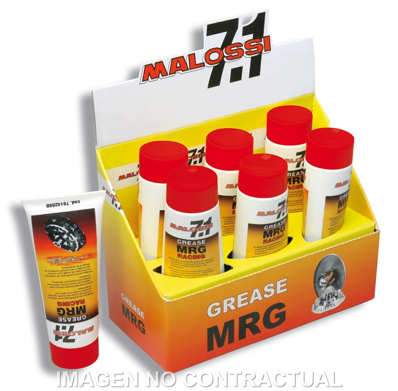 Caja de 6 tubos Grasa Malossi MRG Racing
