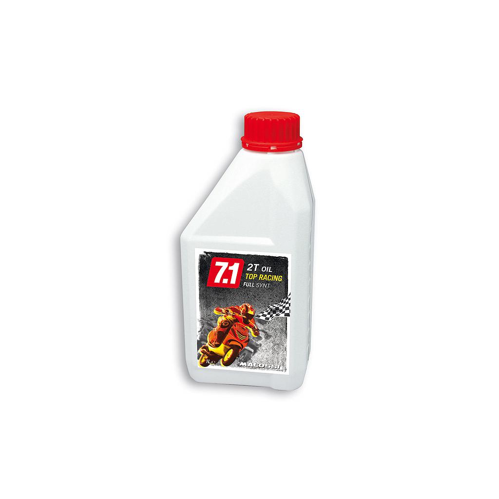 Aceite Malossi 7.1 2T Oil Top Racing caja de 6 botes