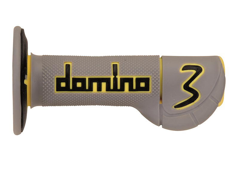 Puños Domino Experience 3 - Negro-Gris-Amarillo