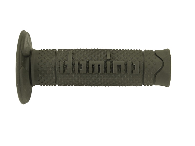Puños Domino DSH Off Road Verde Cerrados D 22 mm L 120 mm