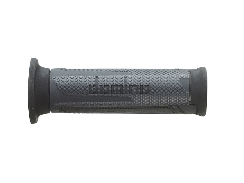 Puños Domino Turismo Antracita-Negro Cerrados D 22 mm L 120 mm