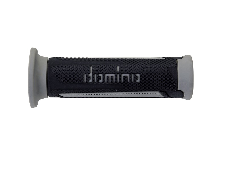 Puños Domino Turismo Antracita-Gris Abiertos D 22 mm L 120 mm