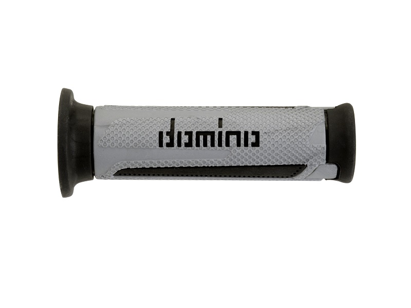 Puños Domino Turismo Plata-Antracita Abiertos D 22 mm L 120 mm