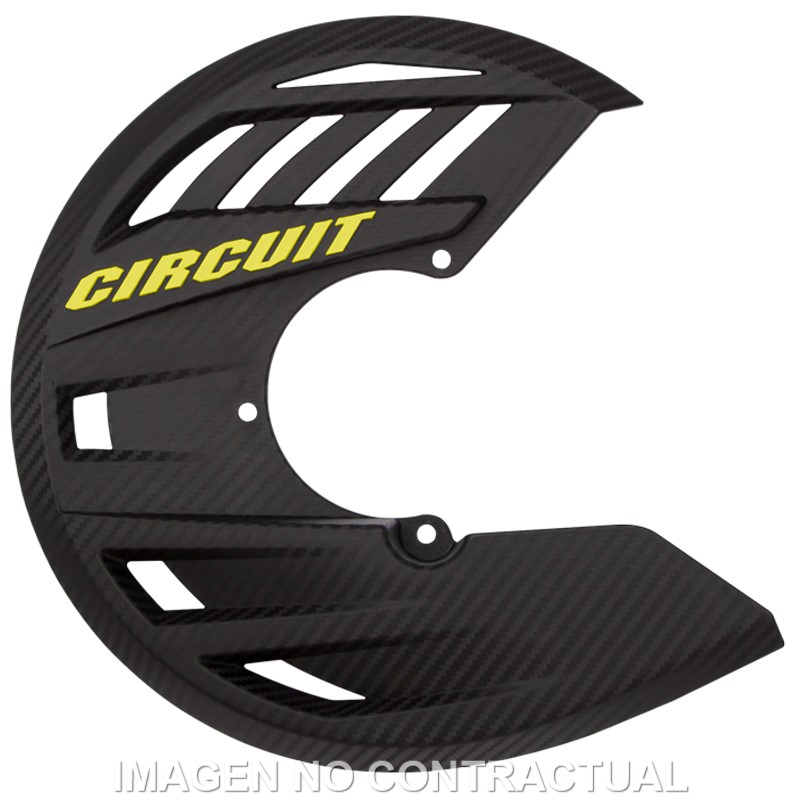 Protector Disco Circuit Carbon-Amarillo