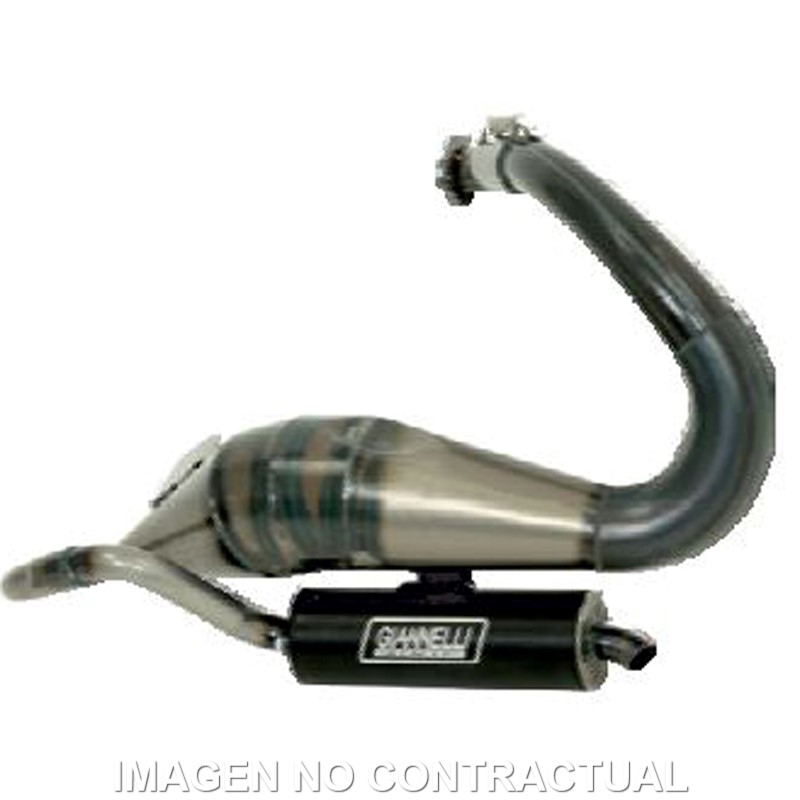 Escape Giannelli Racing Piaggio Vespa ET 125 Silencioso Negro