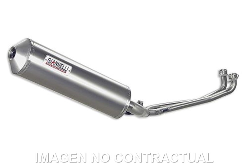 Silencioso Giannelli aluminio con terminal en carbono Yamaha X-Max
