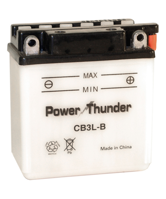 Batería Power Thunder CB3L-B con ácido