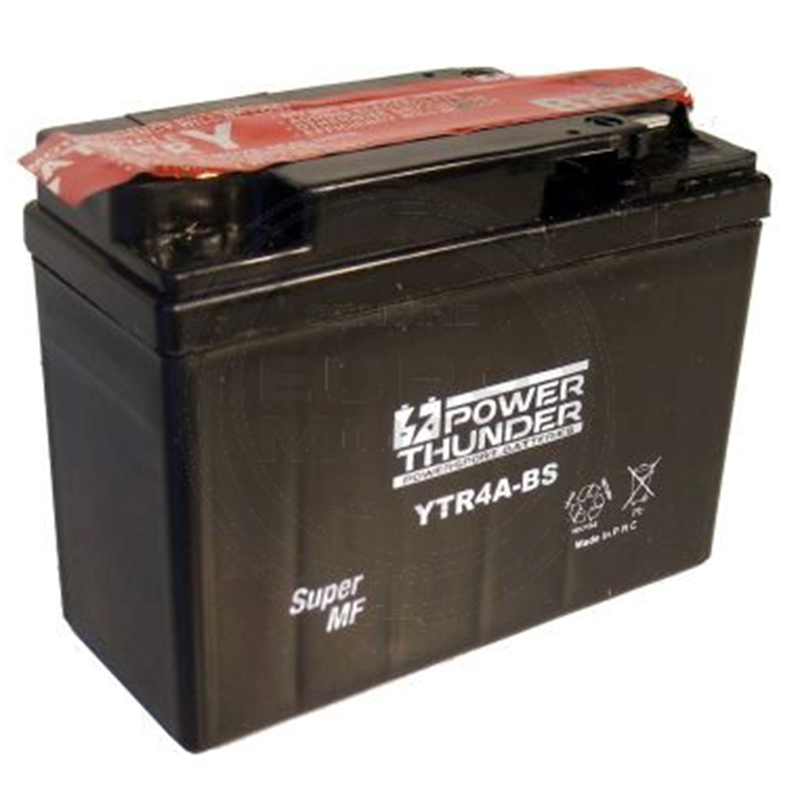 Batería Power Thunder CTR4A-BS con ácido