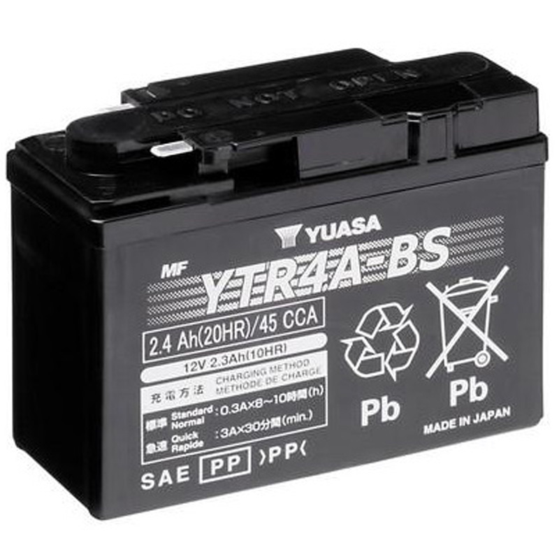 Batería Yuasa YTR4A-BS Sin Mantenimiento
