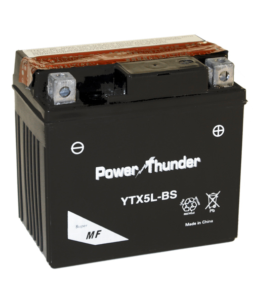 Batería Power Thunder CTX5L-BS Con ácido