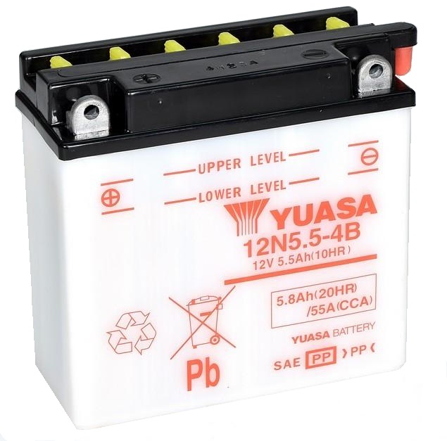 Batería Yuasa 12N5.5-4B