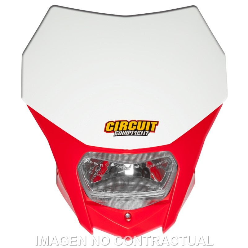 Portafaro Circuit Circuit Bagus Rojo Fluor-Blanco