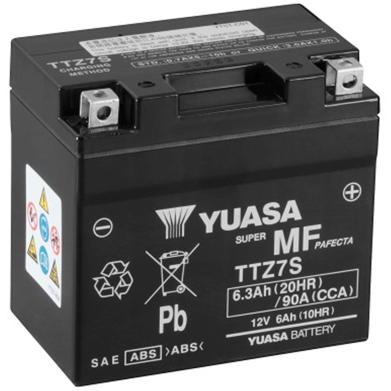 Batería Yuasa TTZ7S Sin Mantenimiento