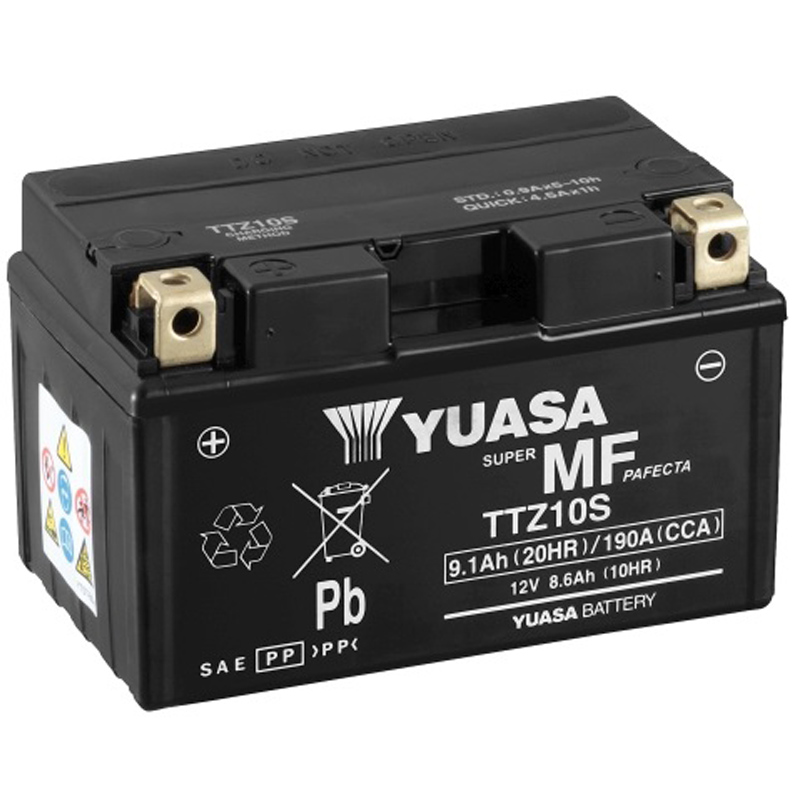 Batería Yuasa TTZ10S Sin Mantenimiento