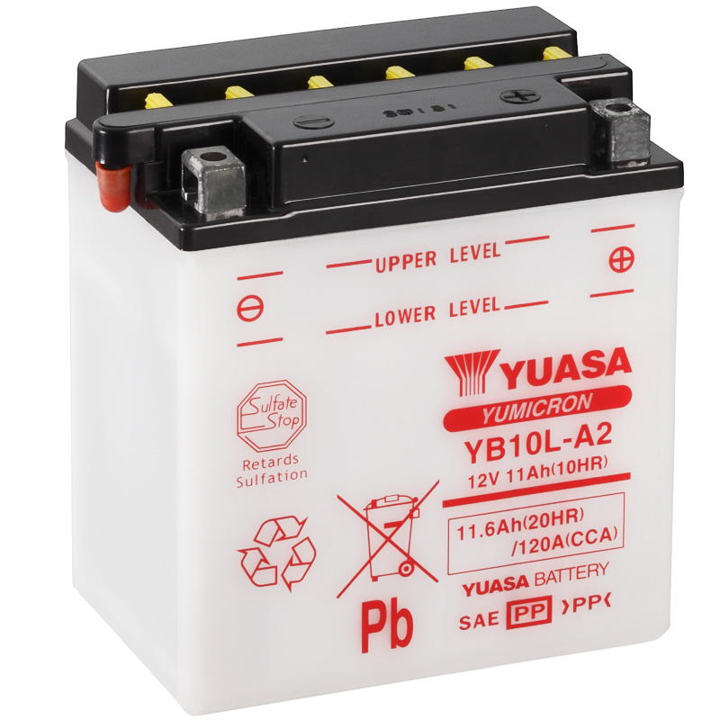 Batería Yuasa YB10L-A2 Combipack