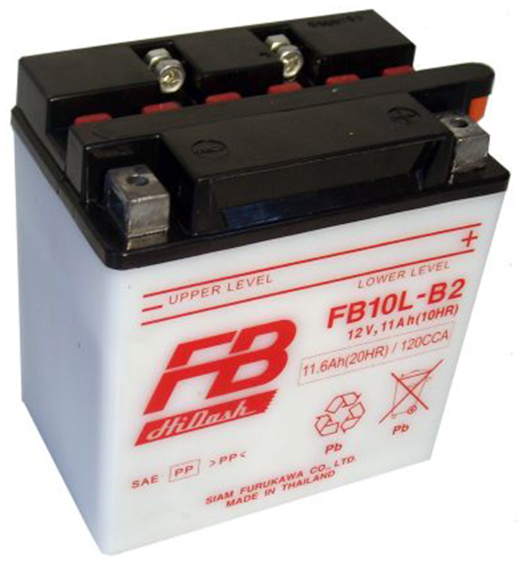 Batería Furukawa FB10L-B2 con ácido