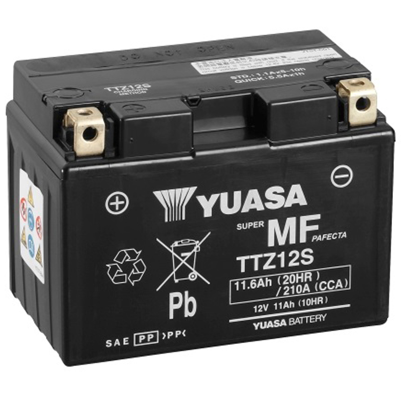 Batería Yuasa TTZ12-S Sin Mantenimiento