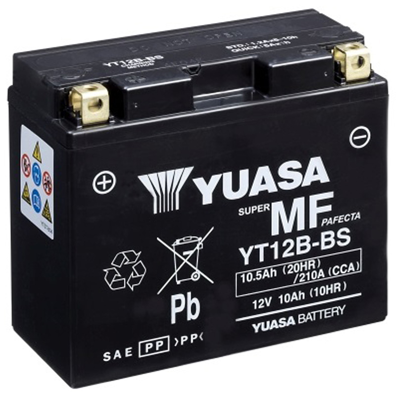 Batería Yuasa YT12B-BS Sin Mantenimiento