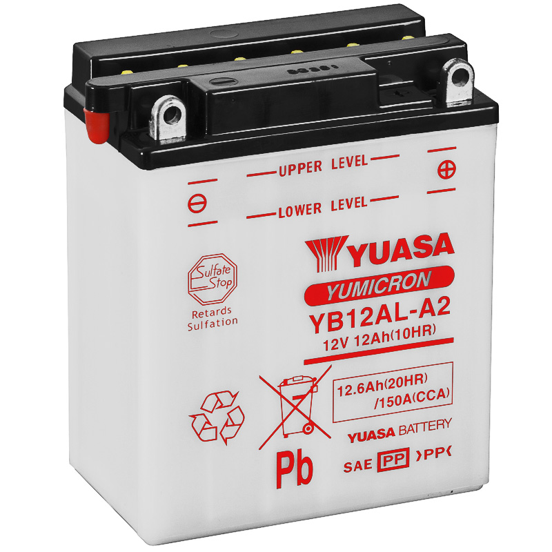 Batería Yuasa YB12AL-A2 Combipack