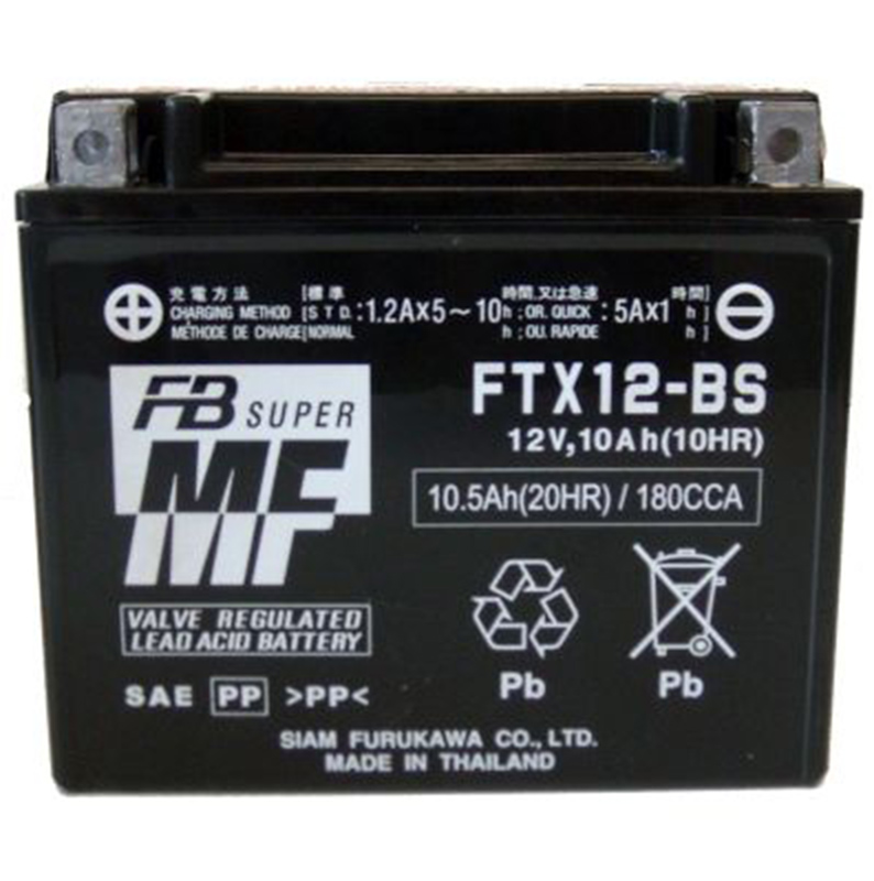 Batería Furukawa FTX12-BS con ácido
