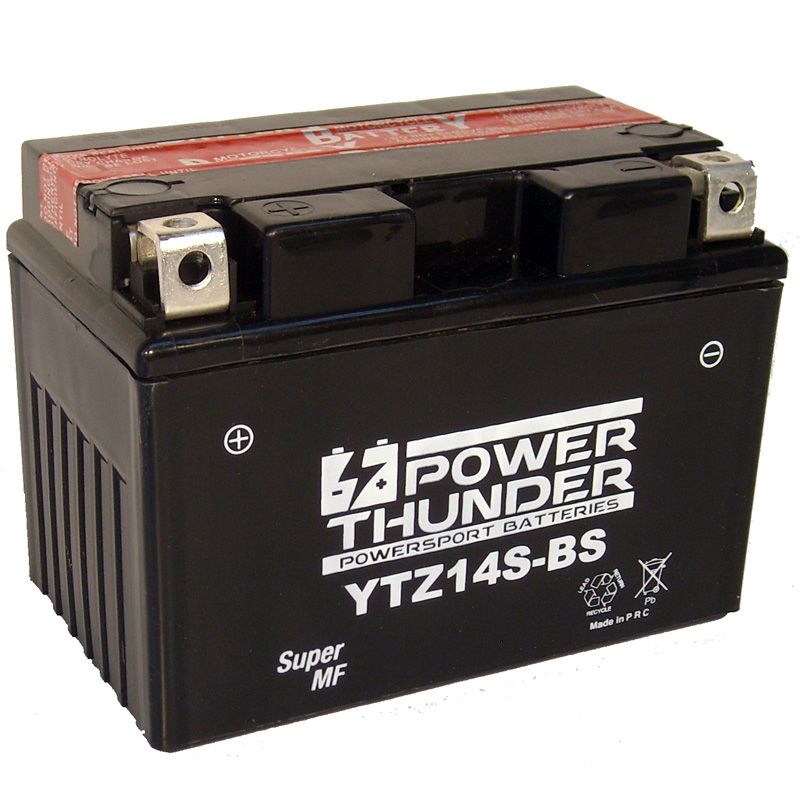 Batería Power Thunder CTZ14-S con ácido