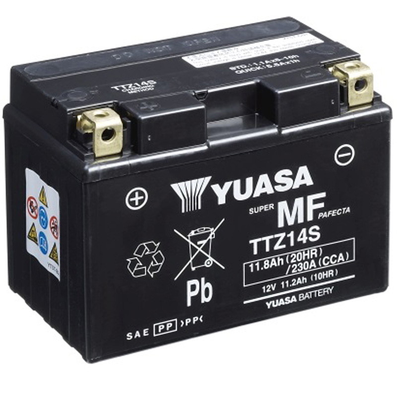 Batería Yuasa TTZ14-S Sin Mantenimiento