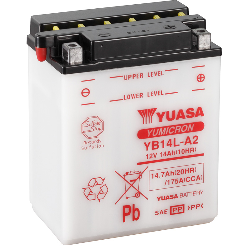 Batería Yuasa YB14L-A2 Combipack