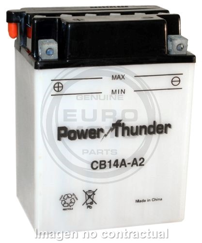 Batería Power Thunder CB14A-A2 con ácido