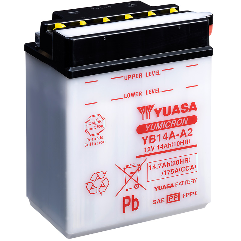 Batería Yuasa YB14A-A2 Combipack