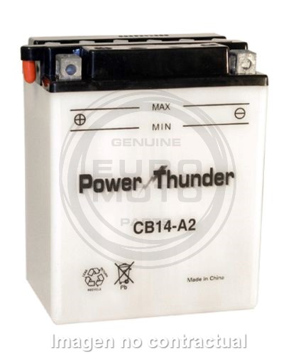 Batería Power Thunder CB14-A2 con ácido