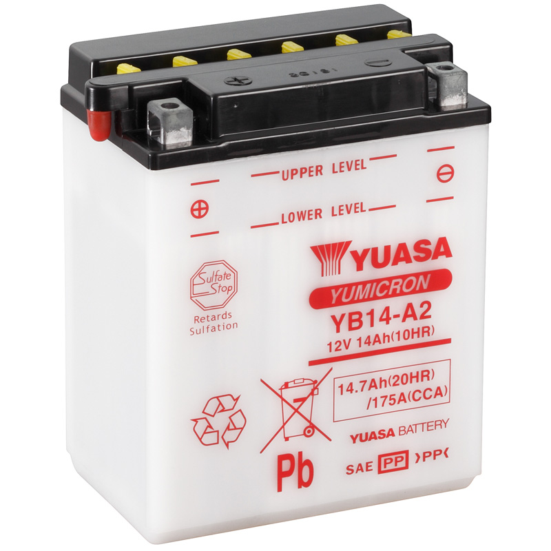 Batería Yuasa YB14-A2 Combipack