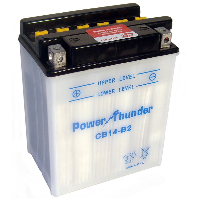 Batería Power Thunder CB14-B2 con ácido