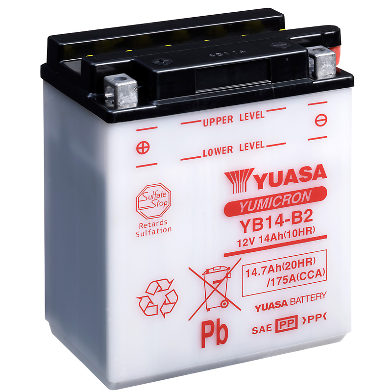 Batería Yuasa YB14-B2 Combipack