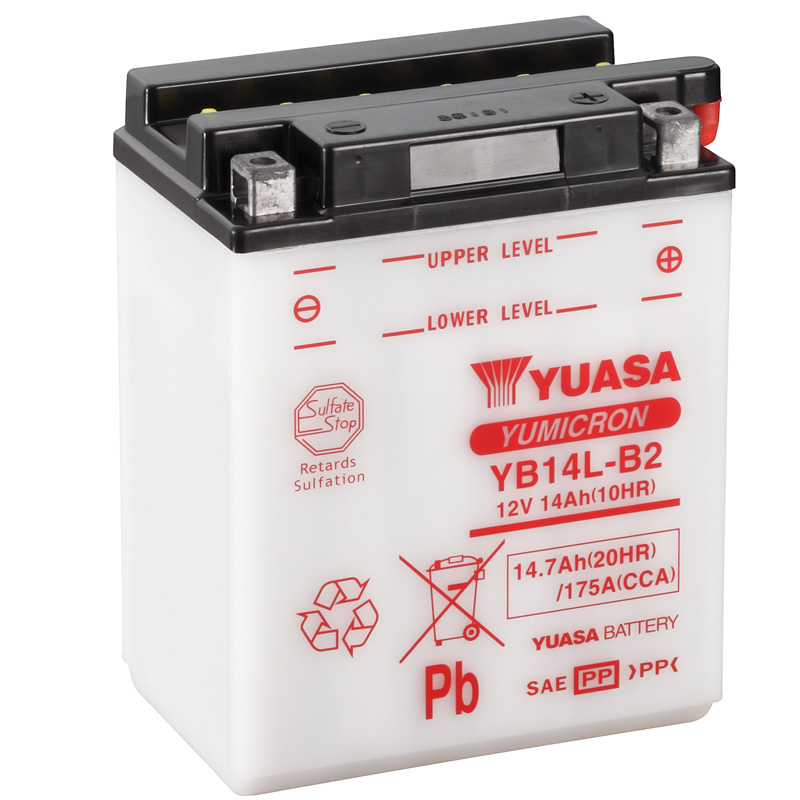 Batería Yuasa YB14L-B2 Combipack