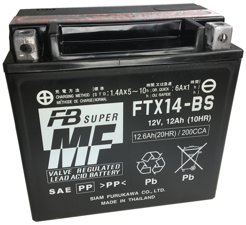 Batería Furukawa FTX14-BS Con ácido