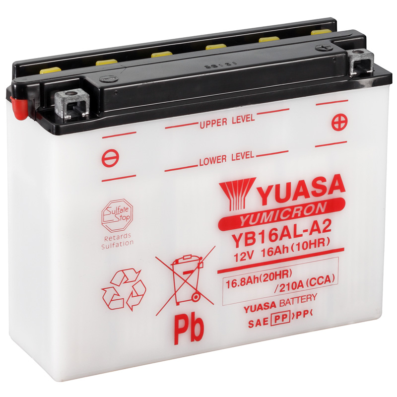 Batería Yuasa YB16AL-A2 Combipack