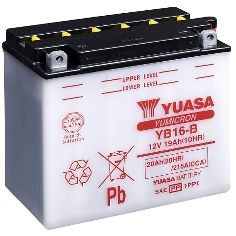 Batería Yuasa YB16-B Combipack