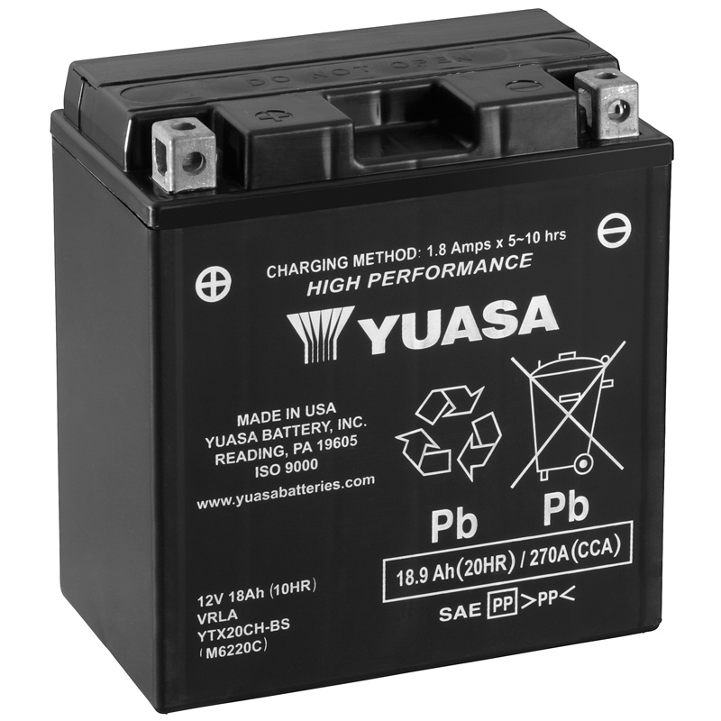 Batería Yuasa YTX20CH-BS High Performance